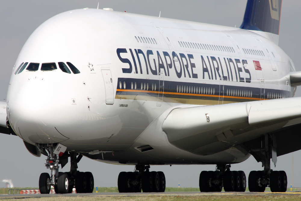 ParisFrance March29SingaporeAirlinesAirbusA380 841Taxis
